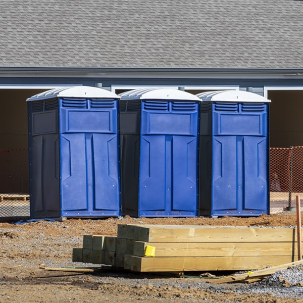 how can i report damages or issues with the portable restrooms during my rental period in Dunn Loring VA